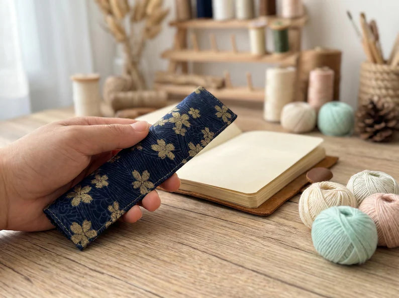 Japanese Seigaiha Crochet Hook Organizer